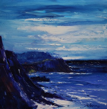 Eveninglight over the Mull of OA Islay 16x16